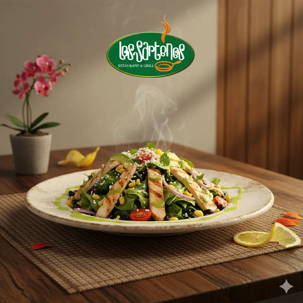 Ensalada fresca con vegetales de temporada